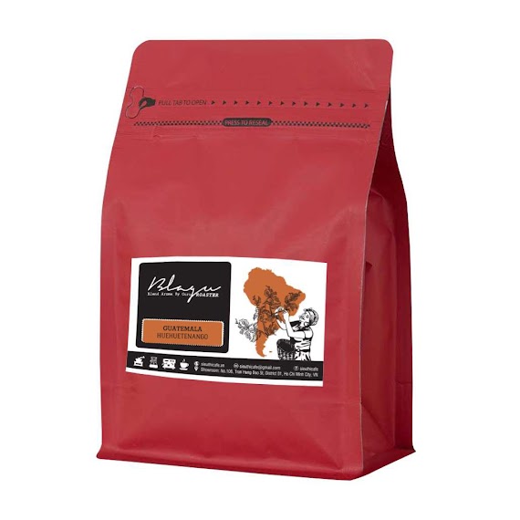 Cà Phê Blagu Hạt Đã Rang, Guatemala Huehuetenango, Medium 250G - Vị Chua Và Hương Vị Trái Cây Riêng Biệt.