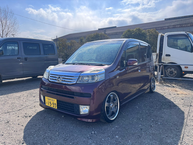 ライフの車高調整・まだまだ寒い・純正キャリパー・ローアングルに関するカスタム事例の投稿画像2枚目