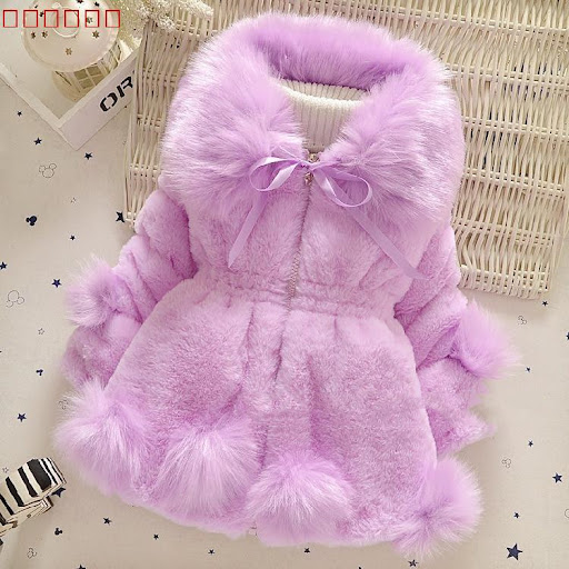 Title 4, Faux Fur Coat With Thick Fur Collar for luxurio...