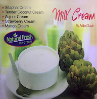 Natural Fresh Ice Cream menu 2