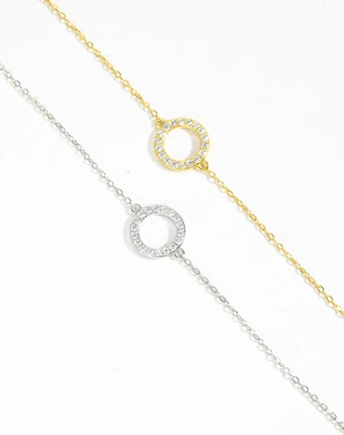 S925 Sterling Zilveren Cirkel Verst - 0