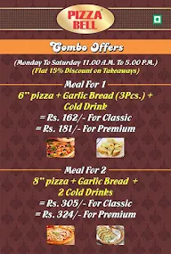 Pizza Bell menu 2