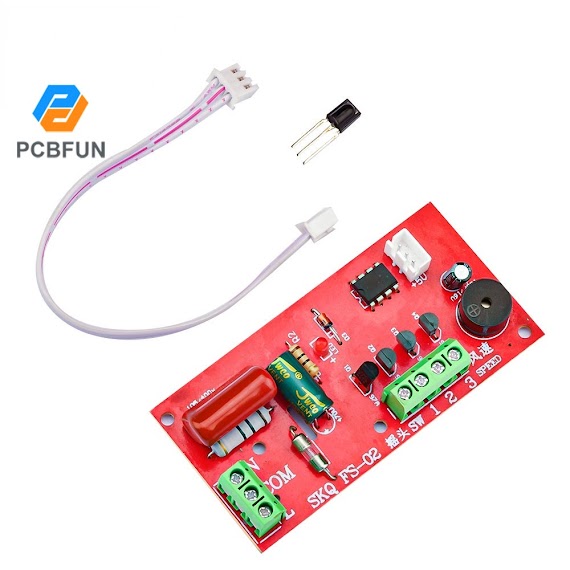 Bảng Mạch Điều Khiển Quạt Pcbfun Thông Dụng Có Chức Năng Hẹn Giờ Tự Nhiên