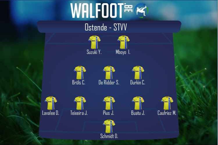 Composition STVV | Ostende - STVV (06/02/2021)