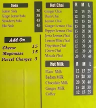 Chai mane menu 4