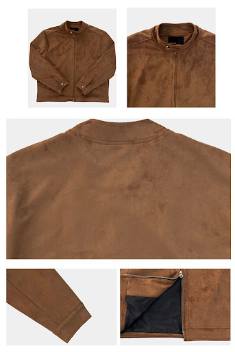 Title 3, Brown Maillard Stand-up Collar Jacket. Experien...