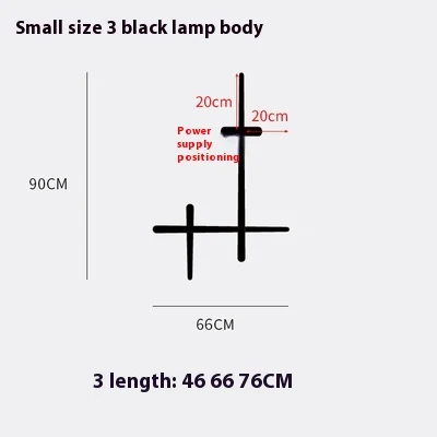 Simple Modern Living Room Bedroom Creative Wall Lamp