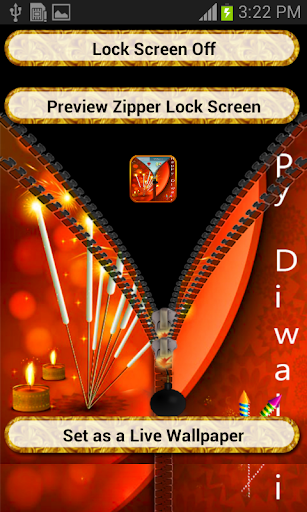 Diwali Crackers Zipper Lock