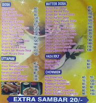 Om Saravana Dosa Corner menu 1