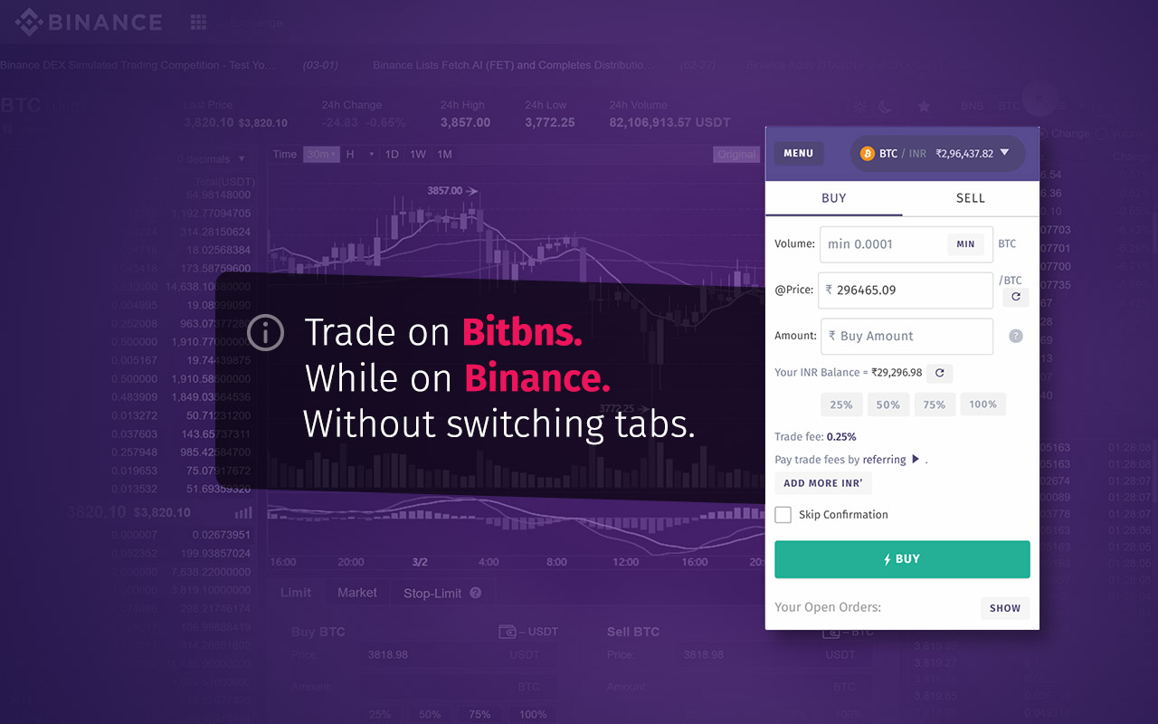 Bitbns Extension Preview image 3