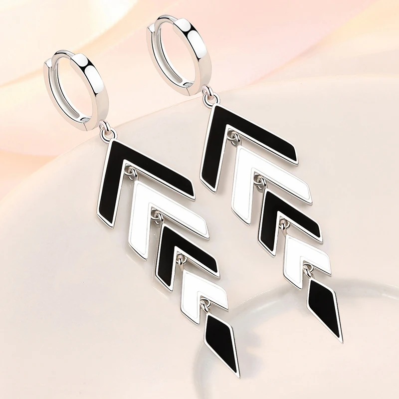 Dames Fashion Cut Head Drop Oorbellen