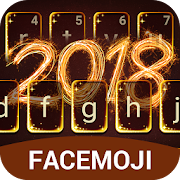 Happy New Year Fireworks 2018 Keyboard Theme  Icon