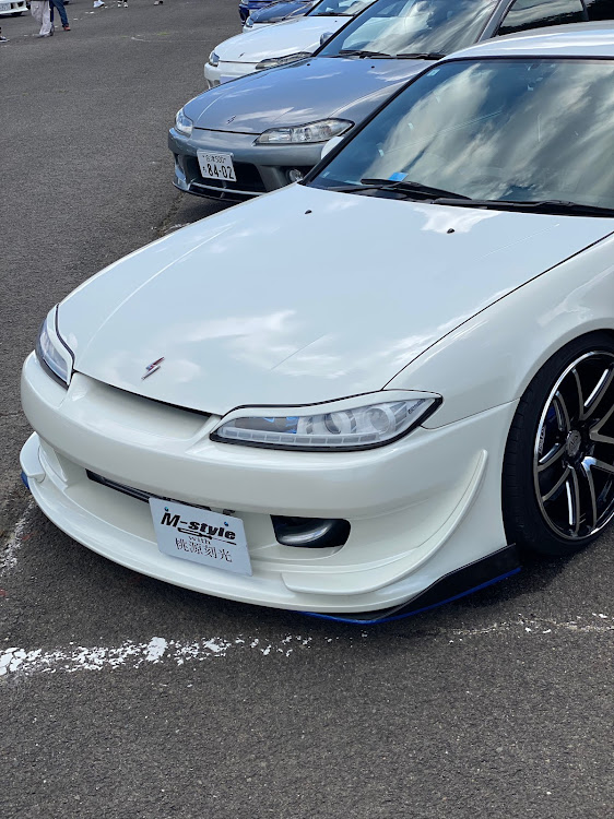 シルビアの桃源刻光・m-style・Web Option・湾岸ベース・お待ちしておりますに関するカスタム事例の投稿画像2枚目