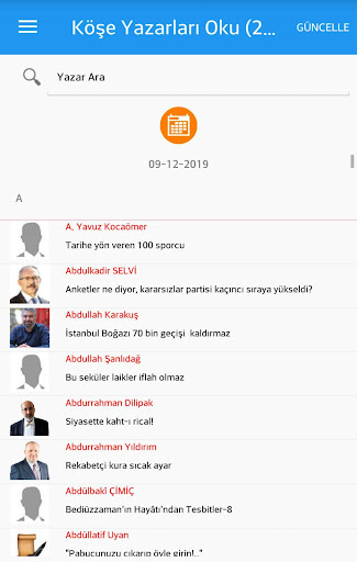 Köşe Yazarları Oku