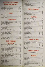 Cafe Pakeezah menu 4