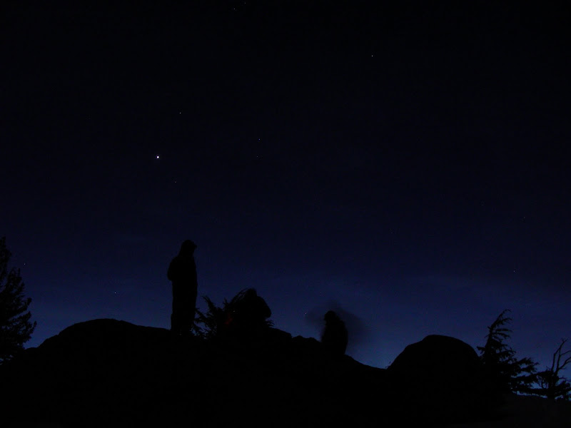 Climbers high on Round Top