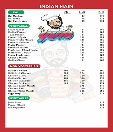 Nia Foods menu 