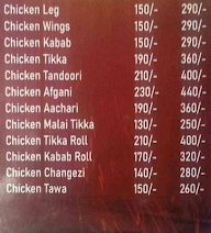 Bharpur Chicken & More menu 1