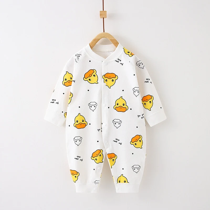 Baby Jumpsuit Romper Katoen Vier Seizoenen Pasgeboren Kleding Cartoon Beer Kruipen Zacht en Comfortabel Perfect voor de Allerkleinsten