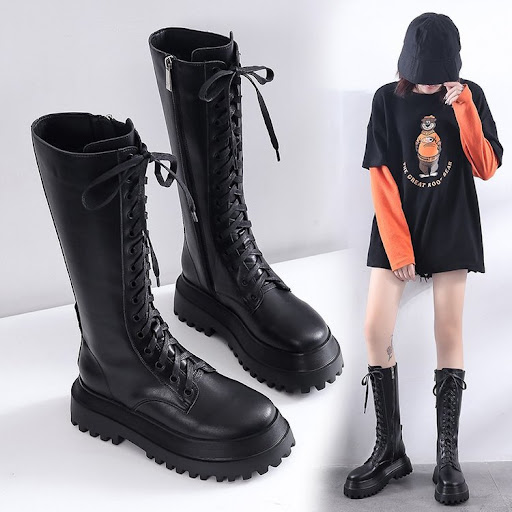Title 2, Womens High-Top Plus Velvet Platform Ski Boots