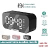 Loa Đồng Hồ Đa Chức Năng Hson, Loa Bluetooth Mini Kiêm Đồng Hồ, Báo Thức, Nghe Fm, Hiện Thị Đèn Led Màn Hình Tráng Gương