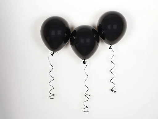 Black Balloons - Pack Of 25