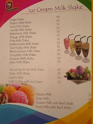 Mandara Ice Cream menu 2