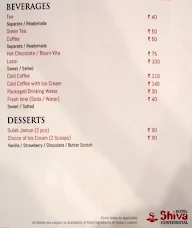 Daawat - Hotel Shiva Continental menu 1