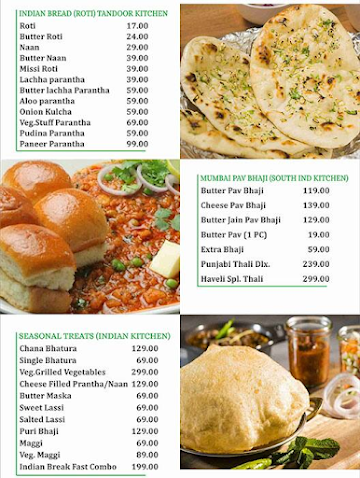 Tanishq Haweli menu 