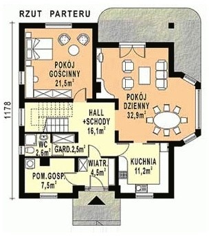 WB-3955 - Rzut parteru