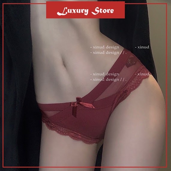 Quần Lót Ren Nữ Cạp Chéo Sexy, Mềm Mát Đáy Cotton Kháng Khuẩn Hàng Đẹp Loại 1/Quần Chíp Nữ Ren Luxury