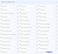 The Madras Cafe menu 1