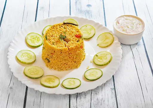 Rice Bath With Raita