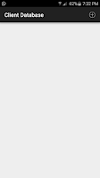 Client Database Screenshot