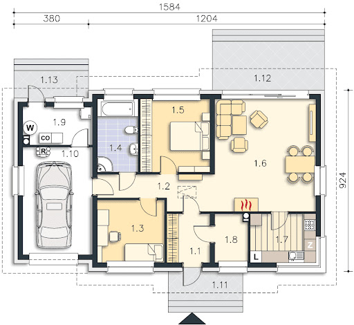 Royan III DCB89b - Rzut parteru