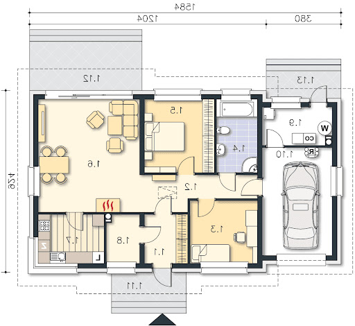 Royan III DCB89b - Rzut parteru