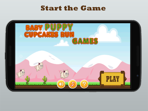 Baby Puppy Cupcakes Run Games