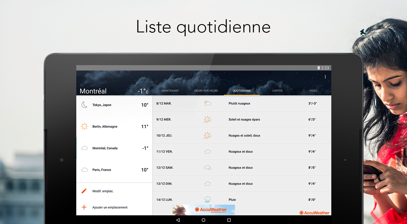   AccuWeather Météo- capture d'écran 