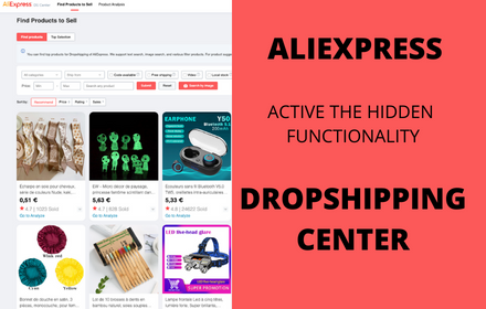 AliExpress Dropshipping Center small promo image