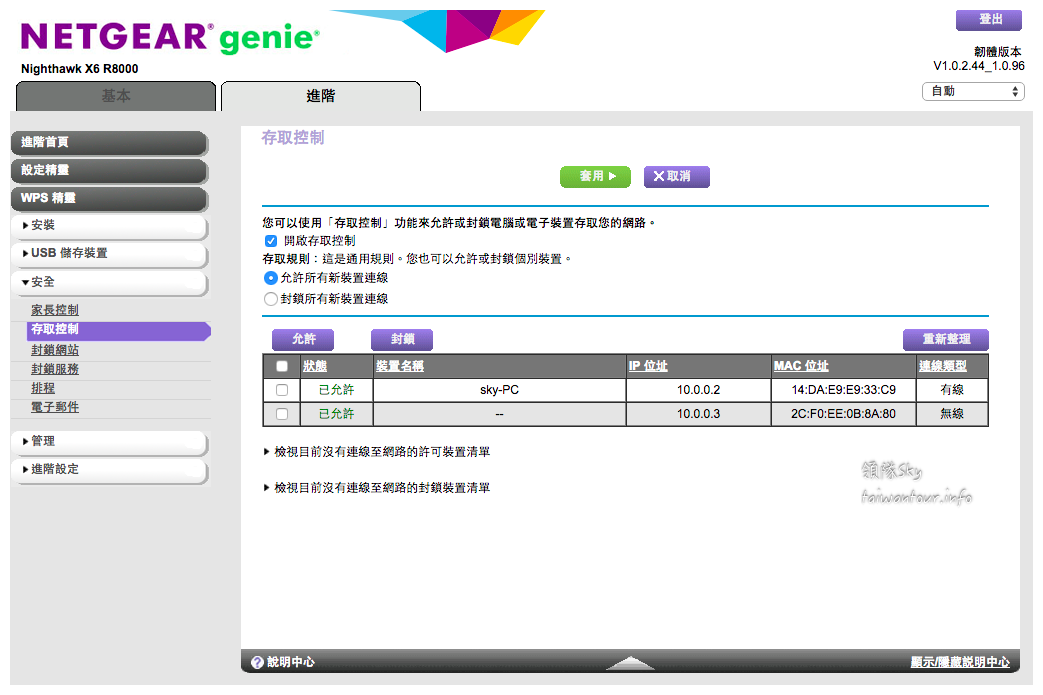 全球首款三頻無線路由器AC3200夜鷹【Nighthawk X6 R8000】智慧操作好方便!