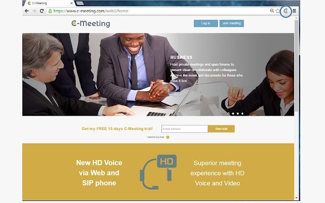 C-Meeting Desktop Sharing Extension chrome extension