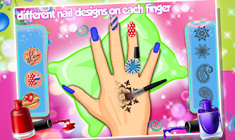 Cute nail art fashion saloon Screenshot