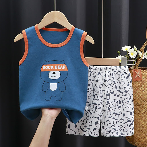 Title 8, New Vest Suit Cotton Sleeveless Boy Summer Clot...
