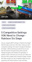 TRC App: Rainbow Six Siege Tip Screenshot