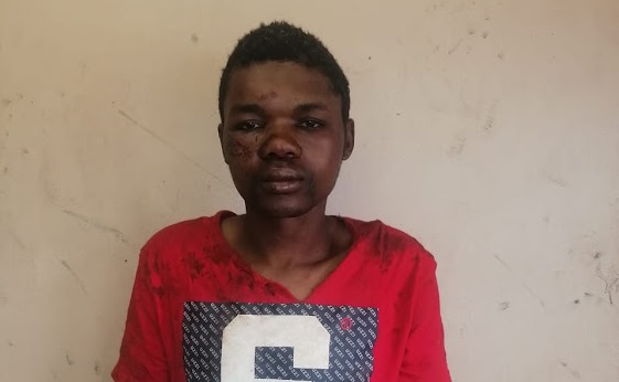 Police have arrested the man pictured, who is believed to have been the last to see four-year-old Bokgabo Poo on Monday afternoon.