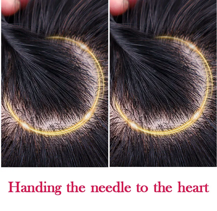 Pelucas de cabello real para hombres, naturales y esponjosas, reemplazo perfecto, aspecto auténtico y cómodo, ¡siéntete seguro!