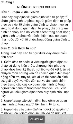 Luật Giám Định Tư Pháp