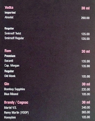 Cocoon Hotel menu 6