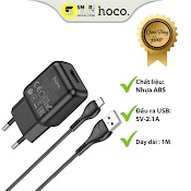 Bộ Sạc Hoco C96 - 5V/2.1A Kèm Dây Sạc Ip, Micro, Typec, Chất Liệu Abs, Thân Thiện Với Môi Trường, Chịu Nóng, Chống Cháy.