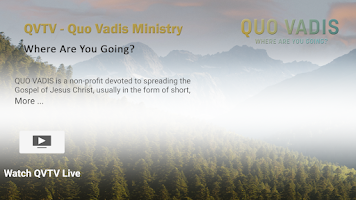 QVTV - Quo Vadis Ministry Screenshot